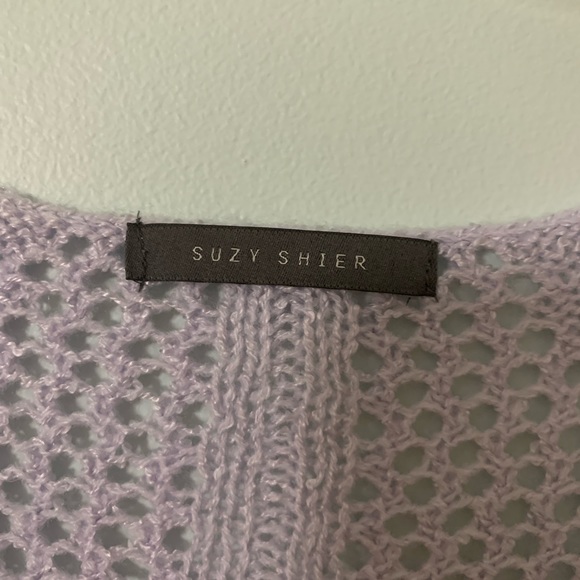 Suzy Shier Purple Sweater - Picture 3 of 4